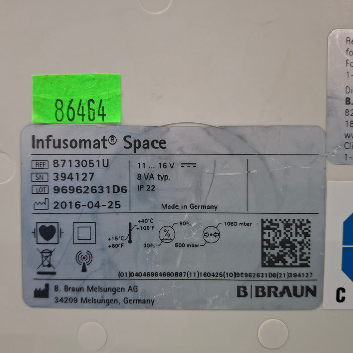 B. Braun Infusomat Space Infusion Pump