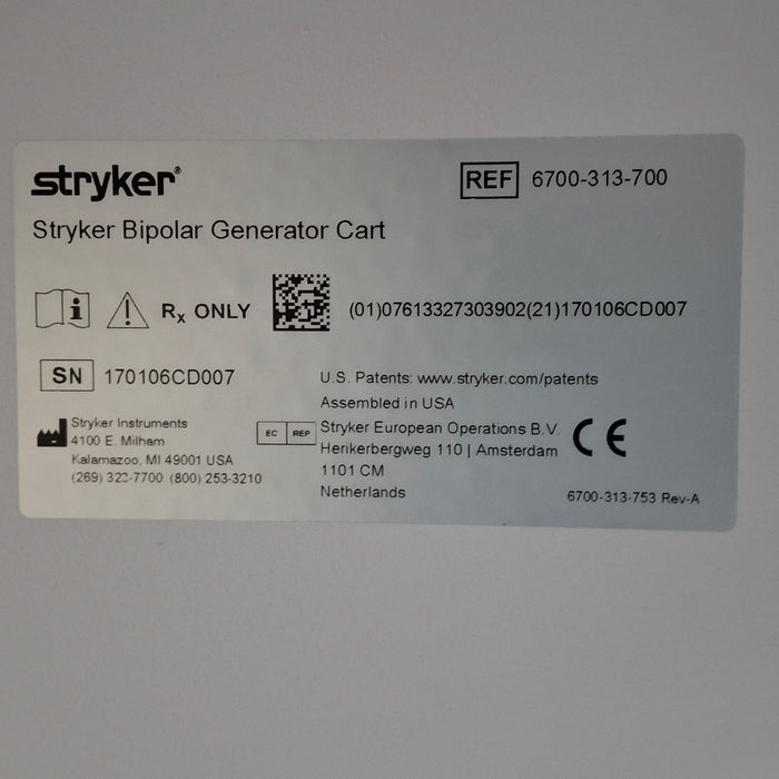 Stryker 6700-313-500 Malis Bipolar Irrigator