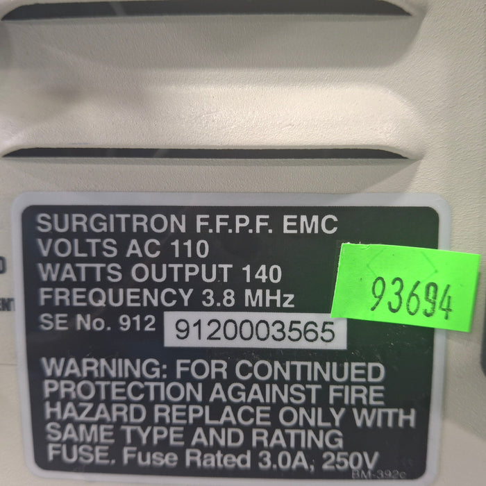 Ellman FFPF Surgitron Electrosurgical Unit