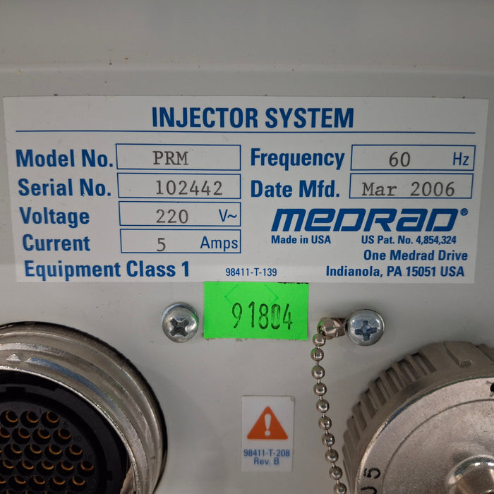 Medrad Mark V Provis Injector PRM Console