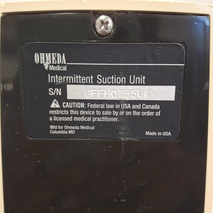 Ohmeda Medical 200 Intermittent Suction Unit