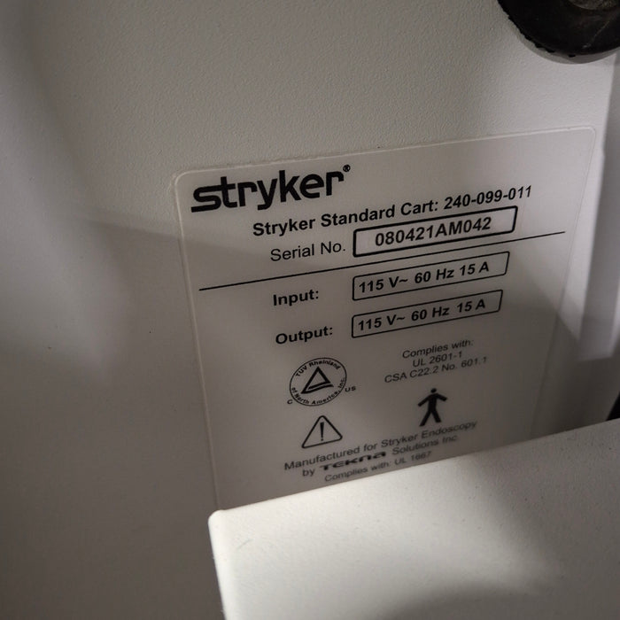 Stryker 240-099-011 Standard Cart