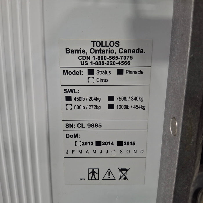 Tollos Cirrus 600 Ceiling Lift