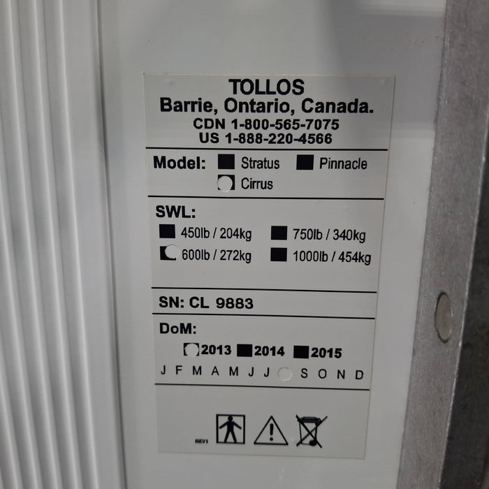 Tollos Cirrus 600 Ceiling Lift