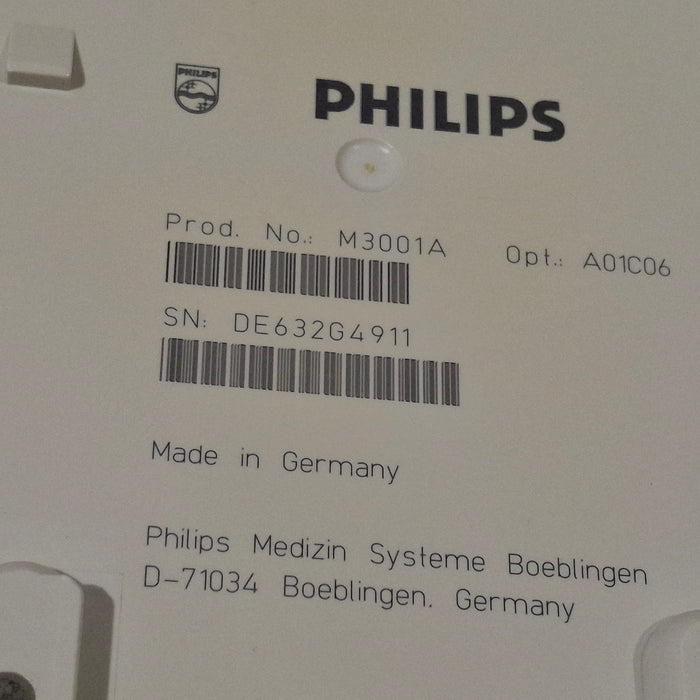 Philips M3001A-A01C06 Fast SpO2, NIBP, ECG, Temp, IBP MMS Module