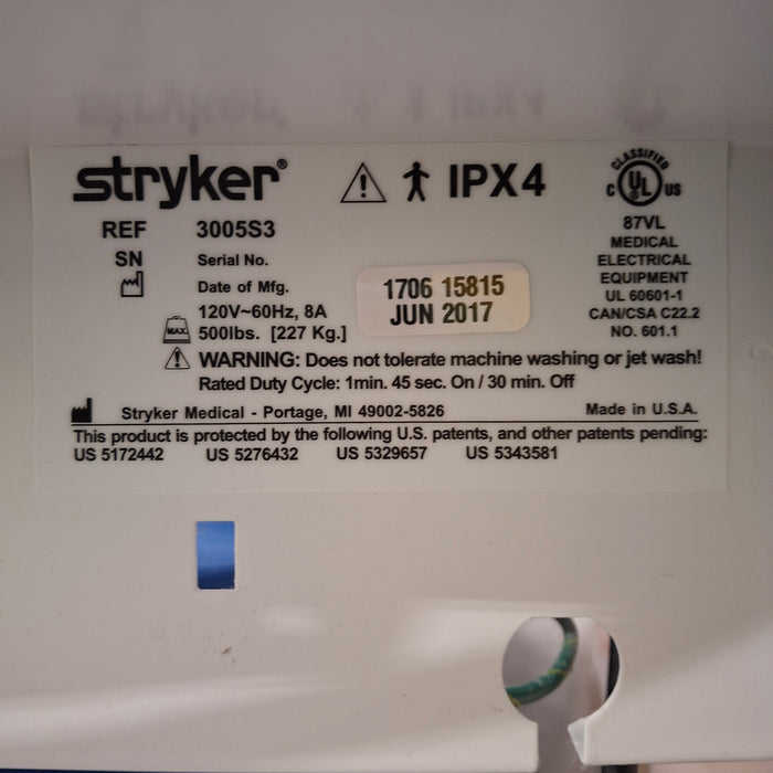 Stryker Secure III 3005 Hospital Bed