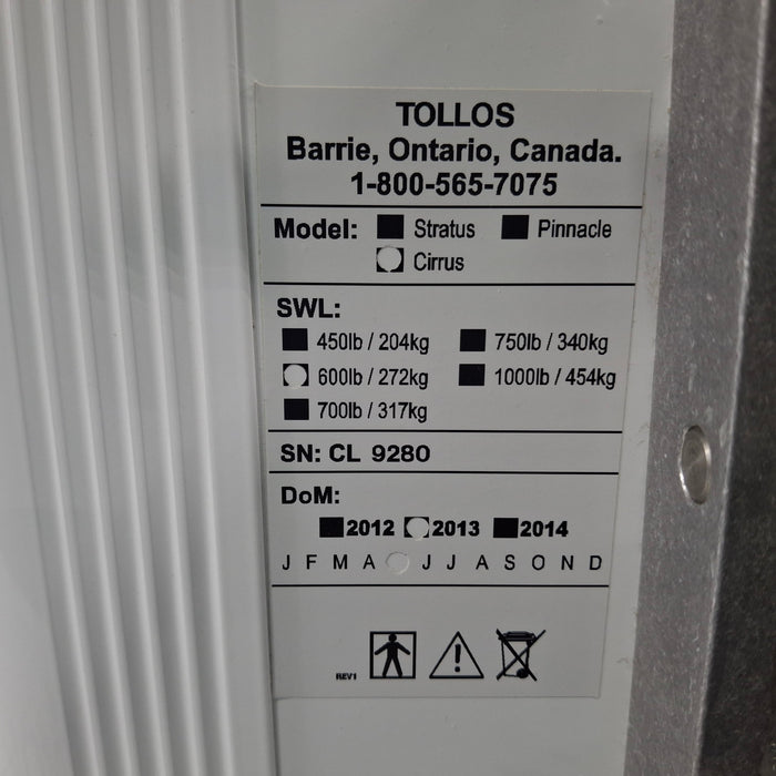 Tollos Cirrus 600 Ceiling Lift