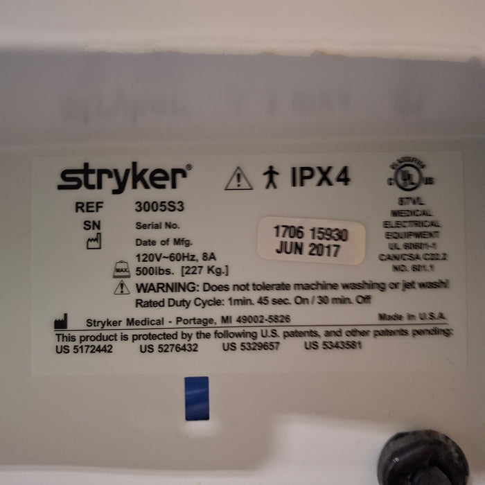 Stryker Secure III 3005 Hospital Bed