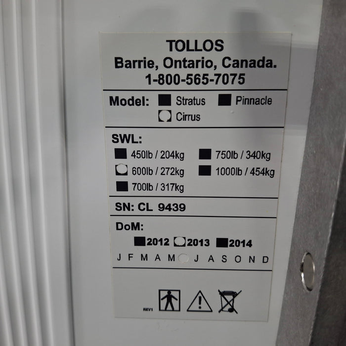 Tollos Cirrus 600 Ceiling Lift