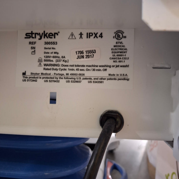 Stryker Secure III 3005 Hospital Bed