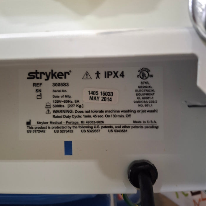 Stryker Secure III 3005 Hospital Bed