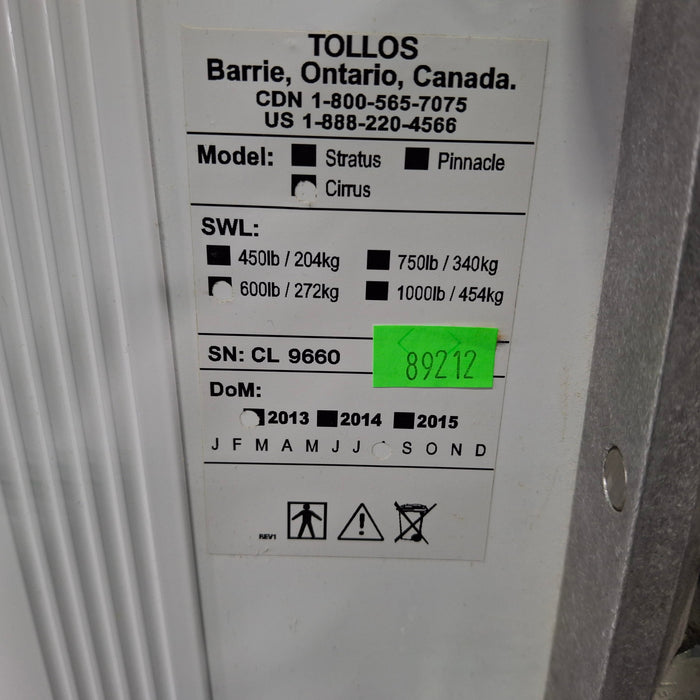 Tollos Cirrus 600 Ceiling Lift