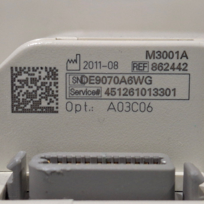 Philips M3001A-A03C06 Masimo SpO2, NIBP, ECG, Temp, IBP MMS Module