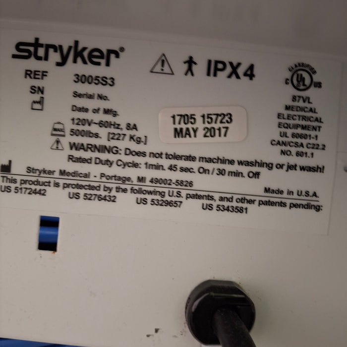 Stryker Secure III 3005 Hospital Bed