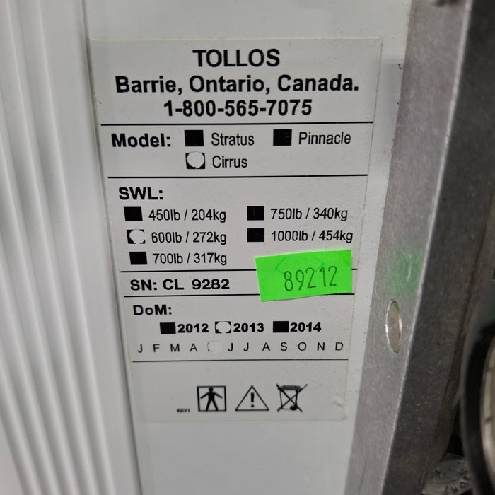 Tollos Cirrus 600 Ceiling Lift