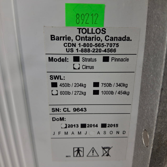 Tollos Cirrus 600 Ceiling Lift