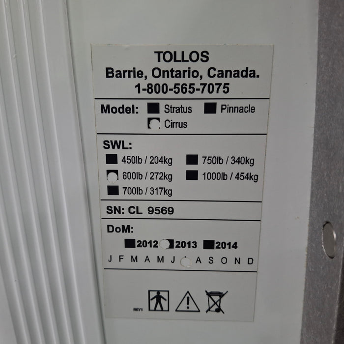 Tollos Cirrus 600 Ceiling Lift