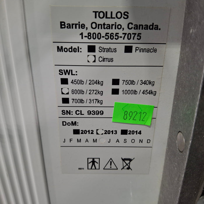 Tollos Cirrus 600 Ceiling Lift