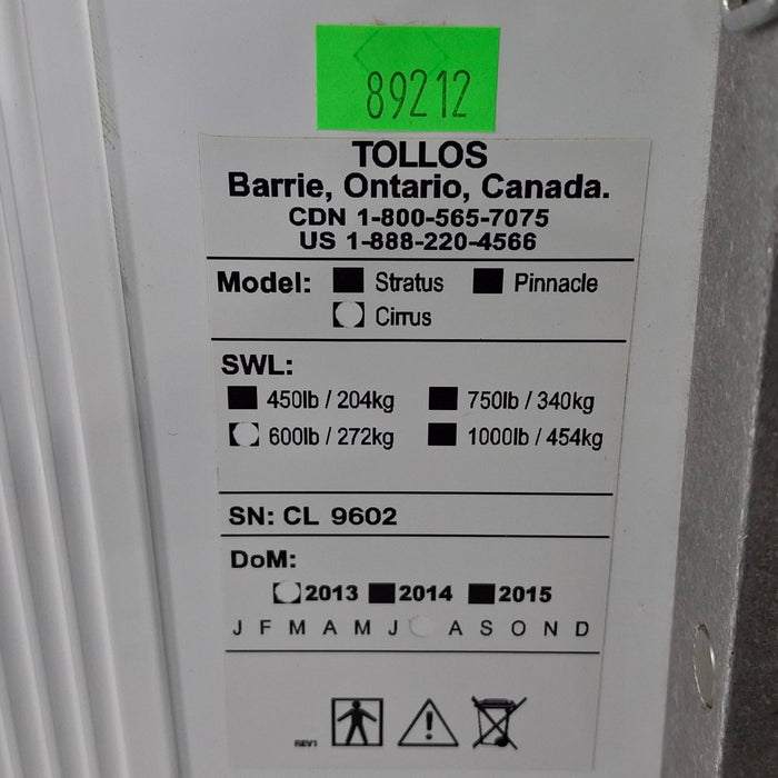 Tollos Cirrus 600 Ceiling Lift