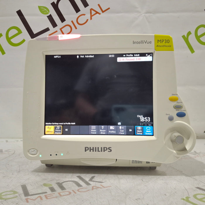 Philips IntelliVue MP30 - Anesthesia Patient Monitor