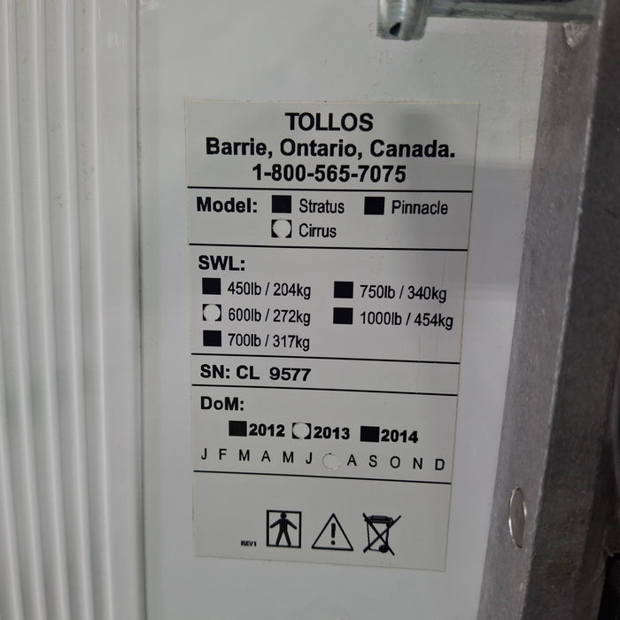 Tollos Cirrus 600 Ceiling Lift