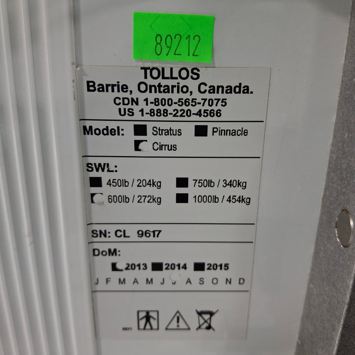 Tollos Cirrus 600 Ceiling Lift