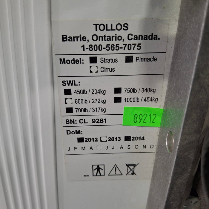 Tollos Cirrus 600 Ceiling Lift