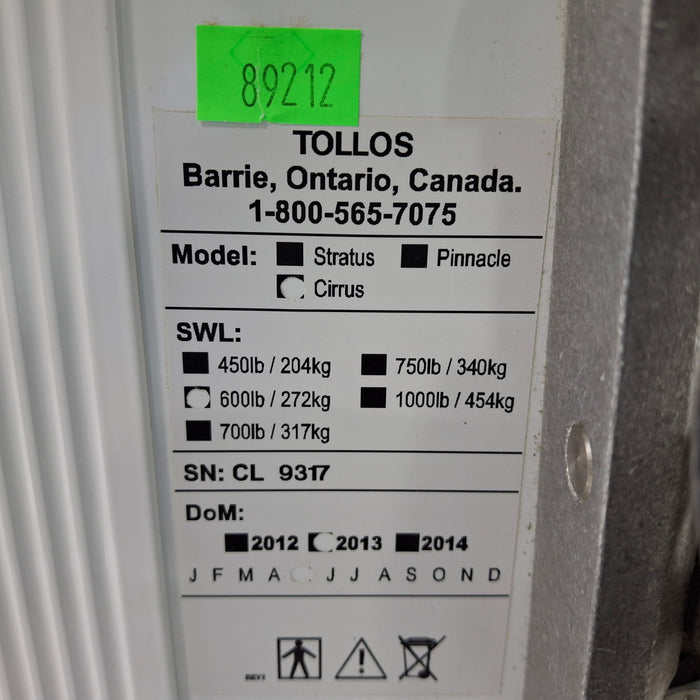 Tollos Cirrus 600 Ceiling Lift