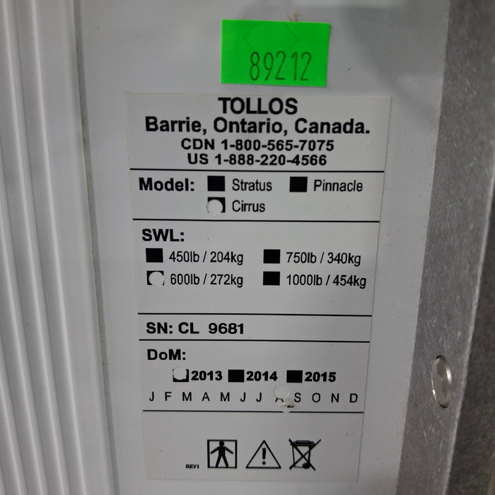 Tollos Cirrus 600 Ceiling Lift