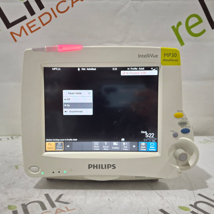 Philips IntelliVue MP30 - Anesthesia Patient Monitor