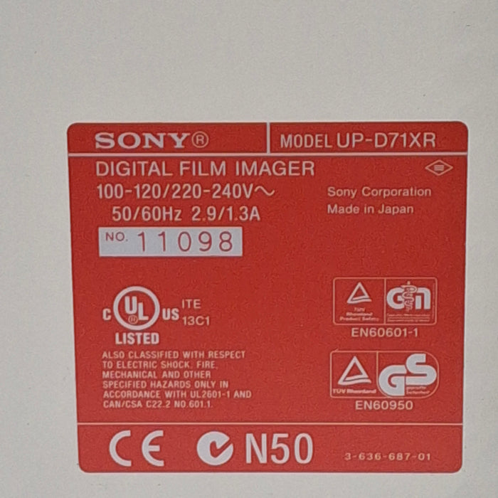 Sony UP-D71XR Digital Film Imager