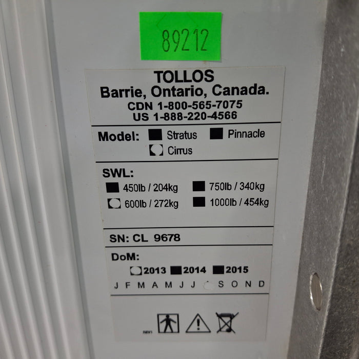 Tollos Cirrus 600 Ceiling Lift