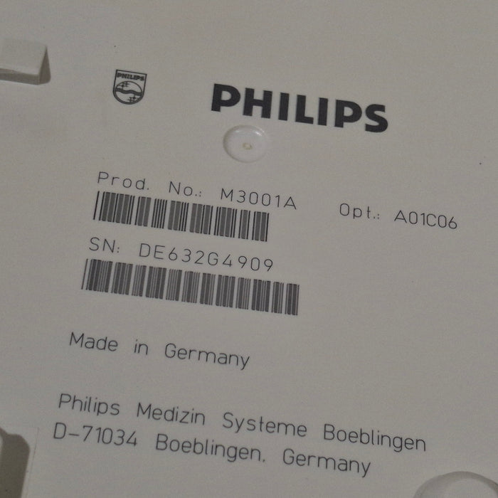 Philips M3001A-A01C06 Fast SpO2, NIBP, ECG, Temp, IBP MMS Module