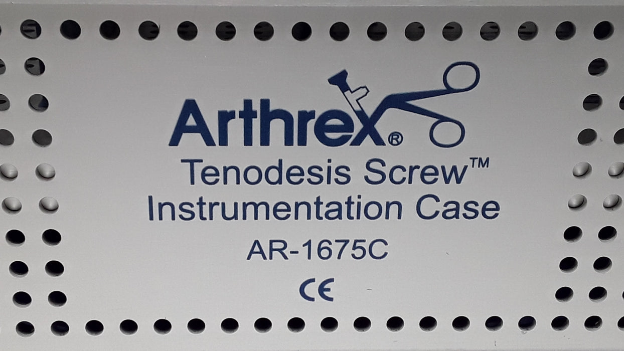 Arthrex AR-1675C Tenodesis Screw Instrumentation Case