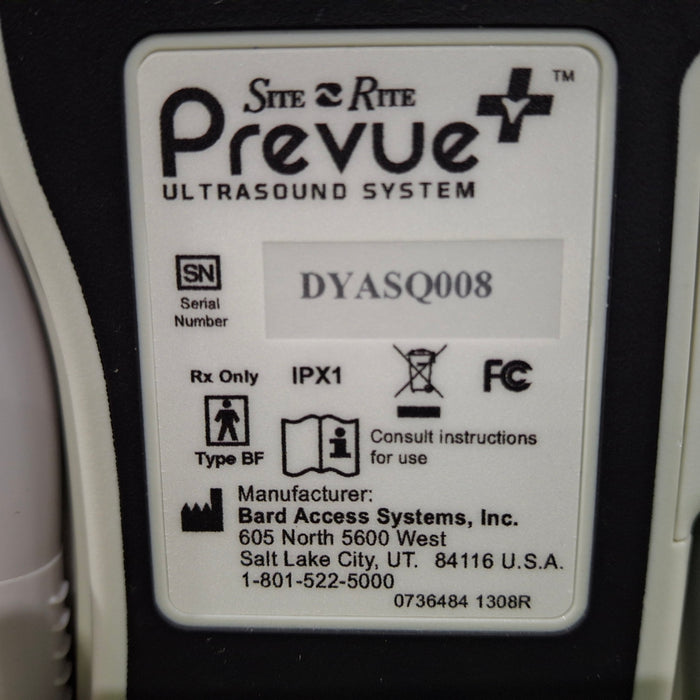 Bard Medical Site Rite Prevue+ Portable Ultrasound