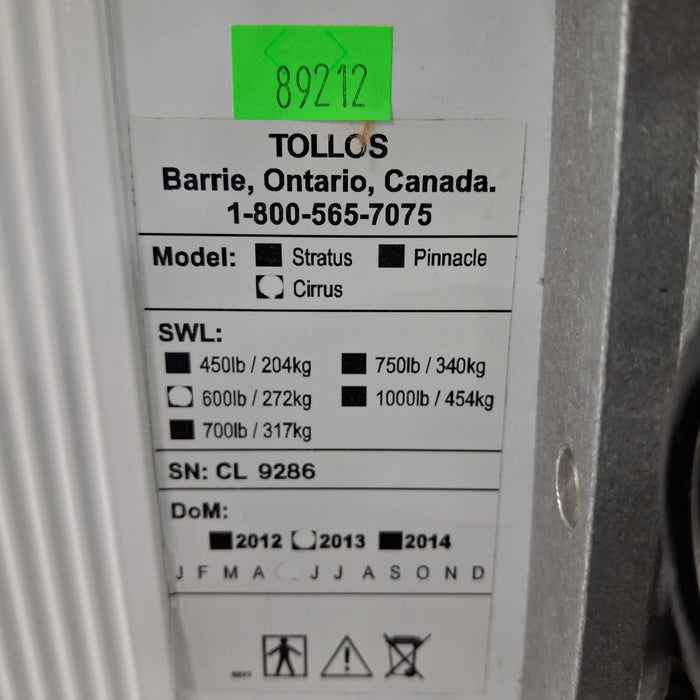 Tollos Cirrus 600 Ceiling Lift