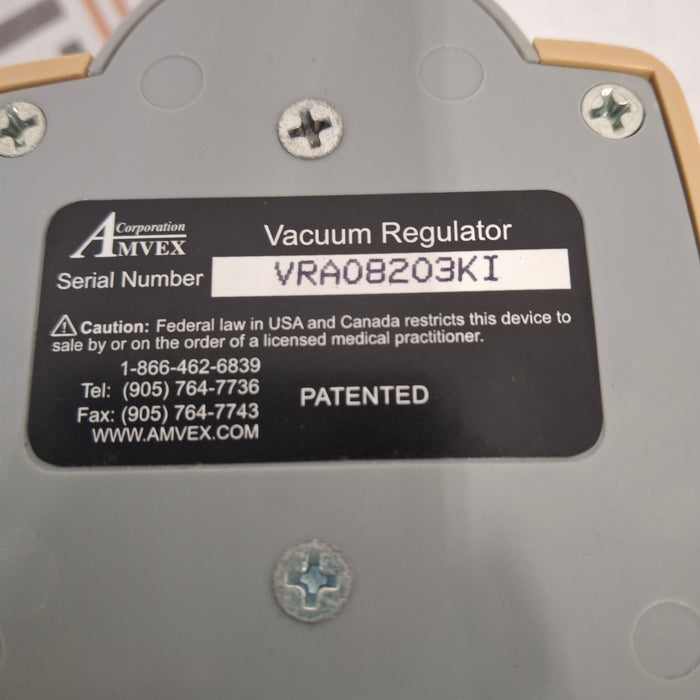 Amvex Vacuum Regulator