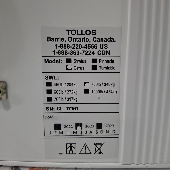 Tollos Cirrus 750 Ceiling Lift