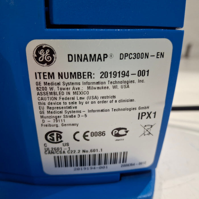 GE Healthcare Dinamap ProCare 300 Vital Signs Monitor