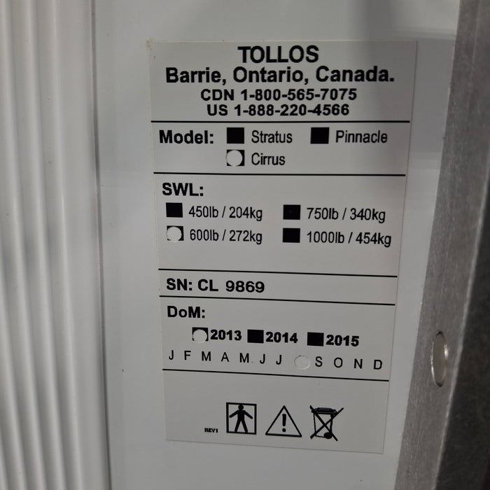 Tollos Cirrus 600 Ceiling Lift