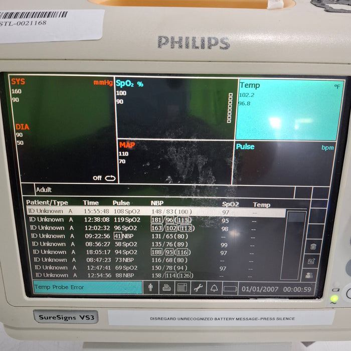 Philips Suresigns VS3 Vital Signs Monitor