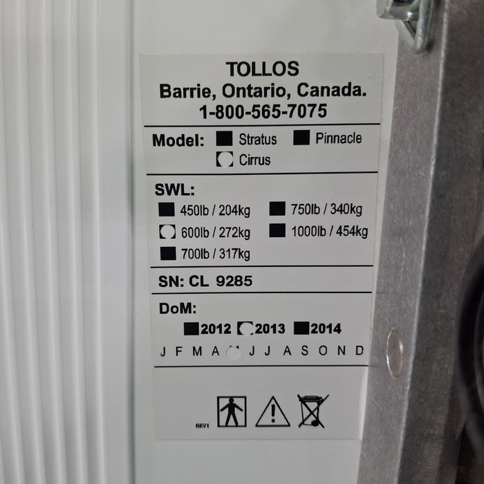 Tollos Cirrus 600 Ceiling Lift