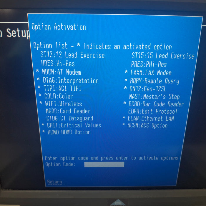 GE Healthcare MAC 5500 HD ECG without CAM Module