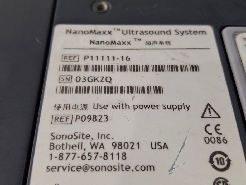 Sonosite NanoMaxx Ultrasound