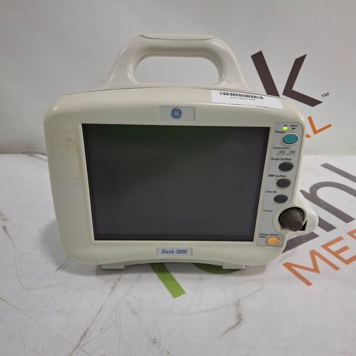 GE Healthcare Dash 3000 - GE/Nellcor SpO2 Patient Monitor