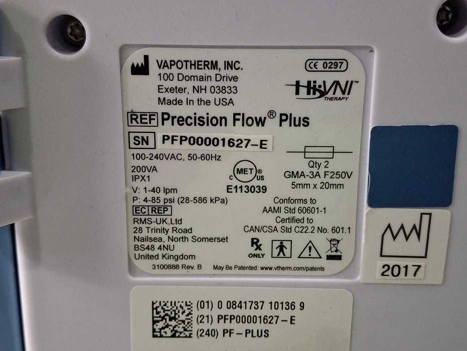 Vapotherm Precision Flow Plus Meter Humidifier