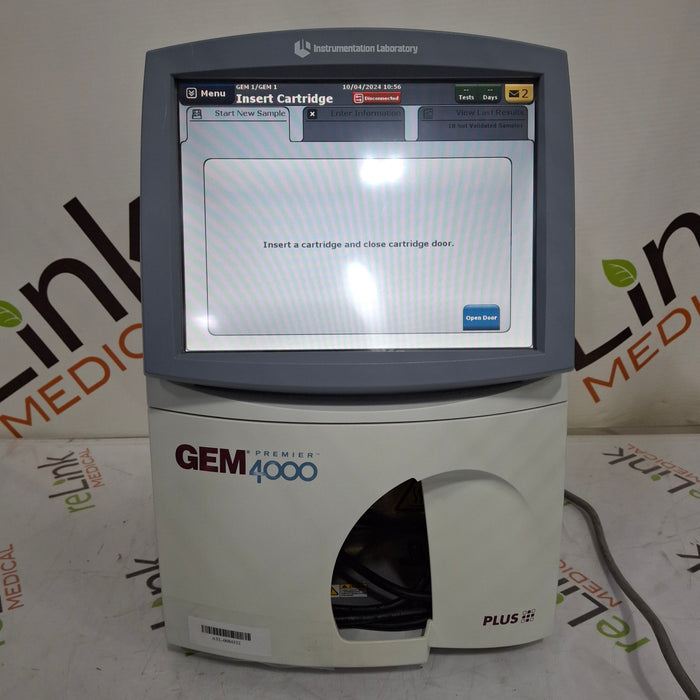 Instrumentation Laboratory Company Gem Premier 4000 Blood Gas Analyzer