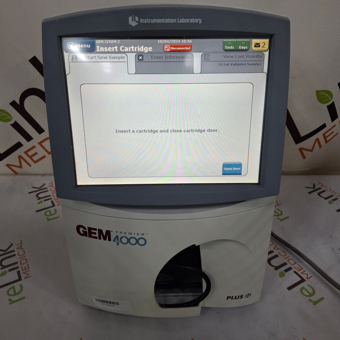 Instrumentation Laboratory Company Gem Premier 4000 Blood Gas Analyzer