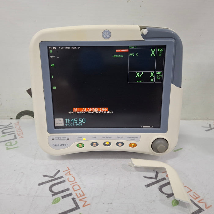 GE Healthcare Dash 4000 - GE/Nellcor SpO2 Patient Monitor