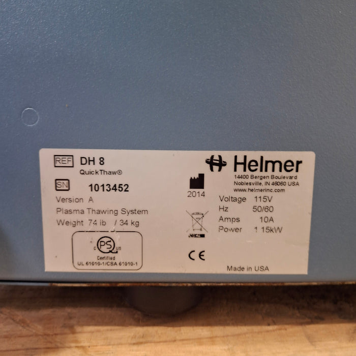 Helmer Inc DH 8 Plasma Thawer